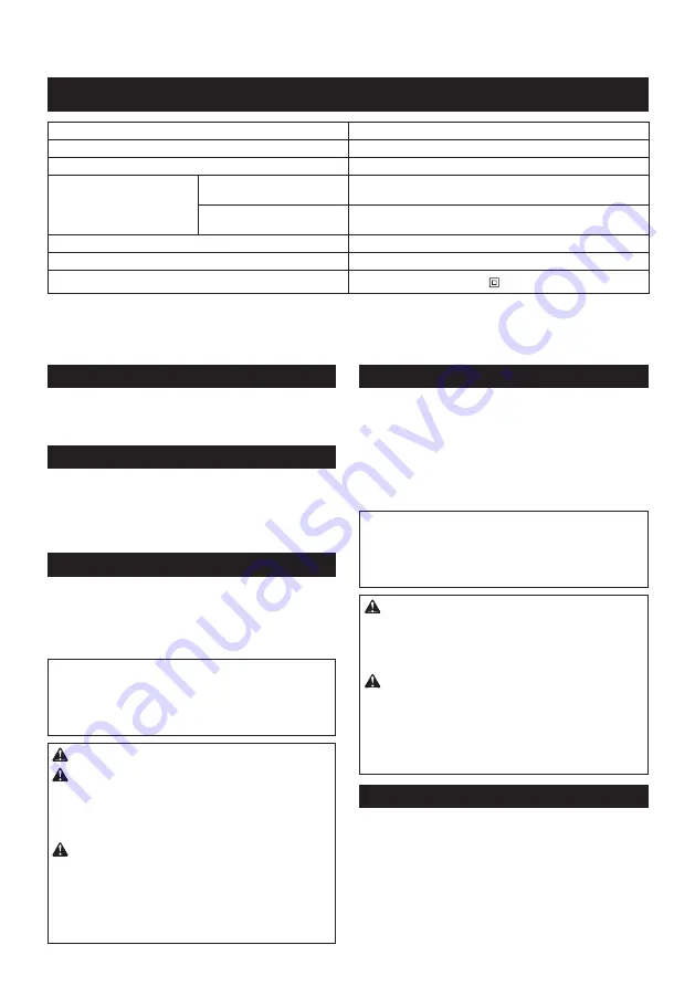 Makita JR3061T Instruction Manual Download Page 4