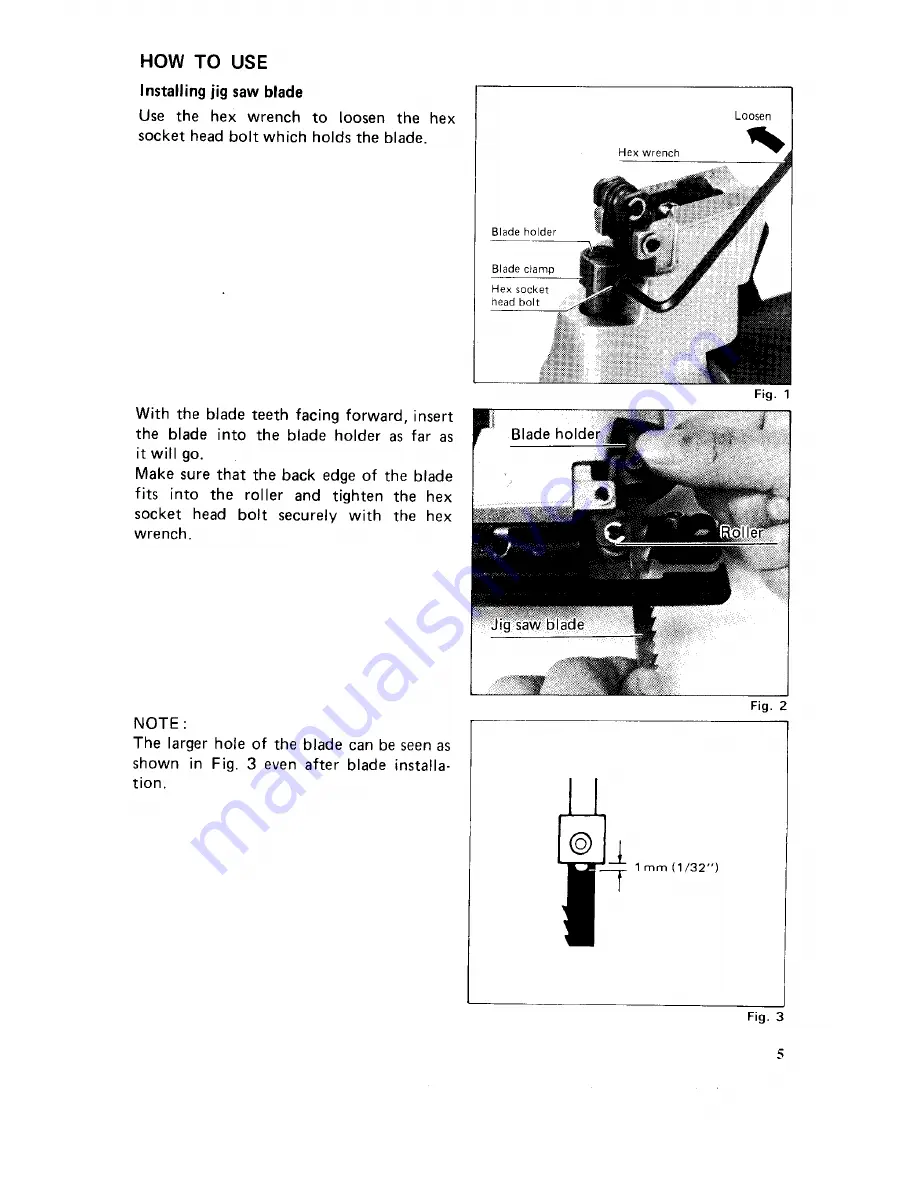 Makita JV2000 Instruction Manual Download Page 5