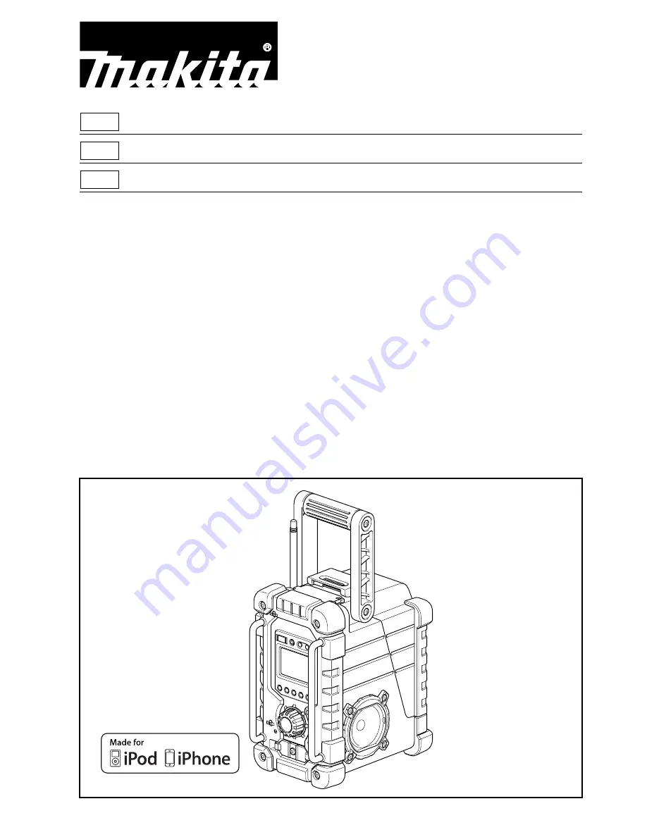 Makita LXRM03 Instruction Manual Download Page 1