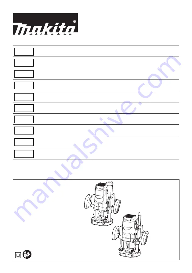 Makita M3600 Instruction Manual Download Page 1