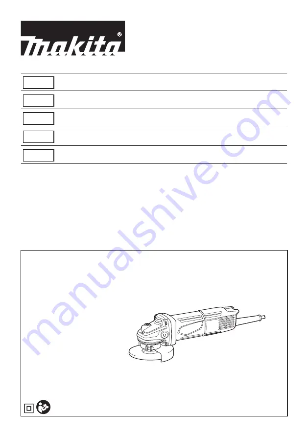 Makita M9512 Instruction Manual Download Page 1