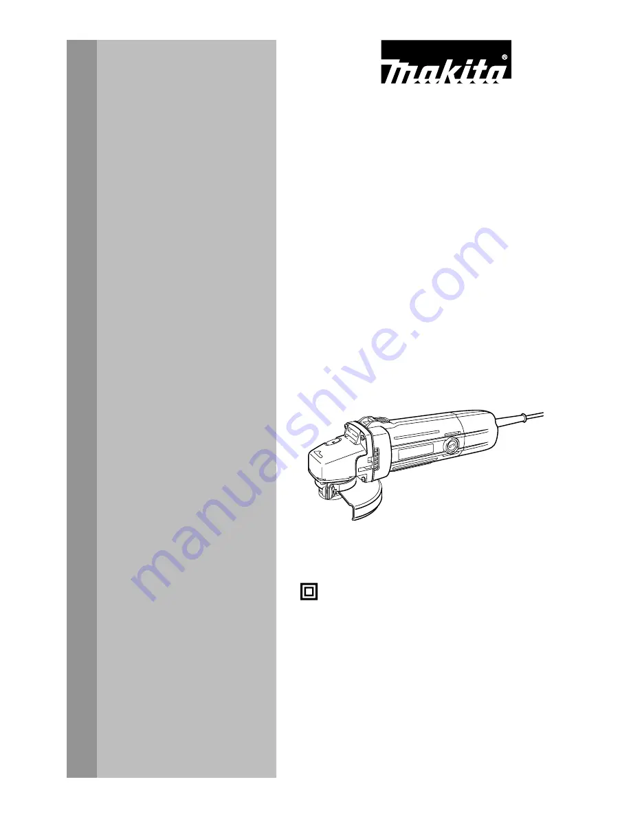 Makita MGA400 Скачать руководство пользователя страница 1