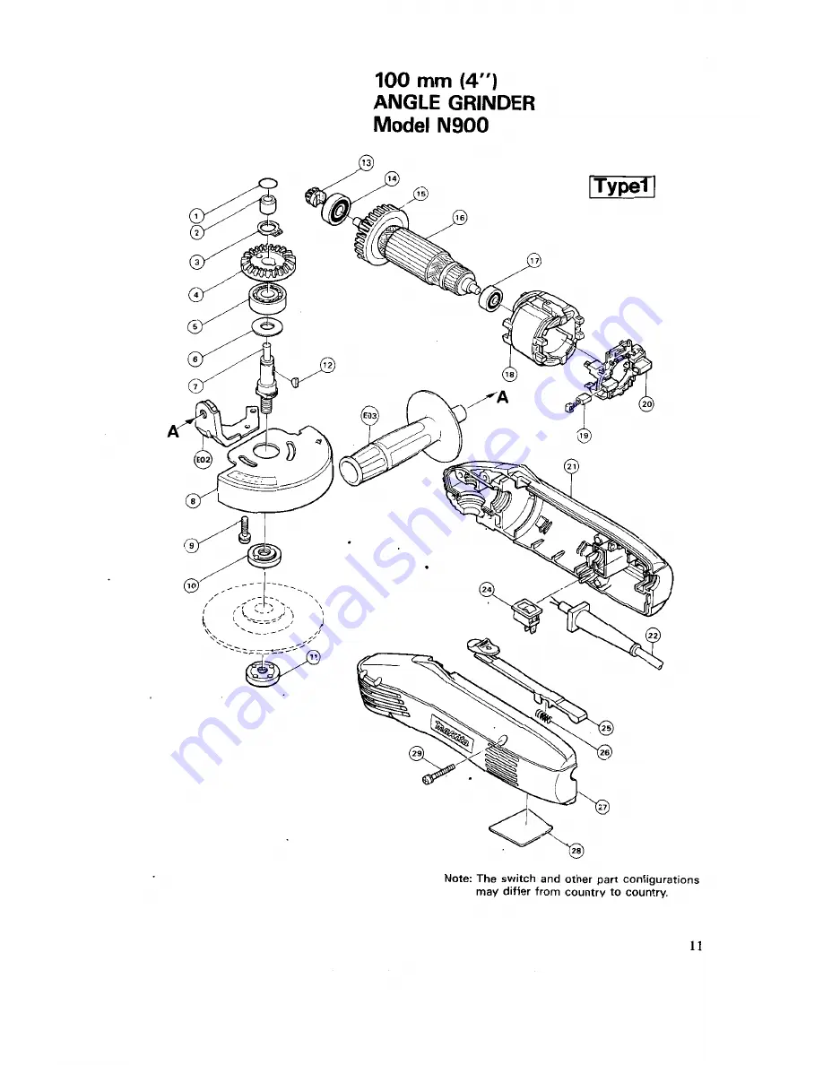 Makita N900 Скачать руководство пользователя страница 11