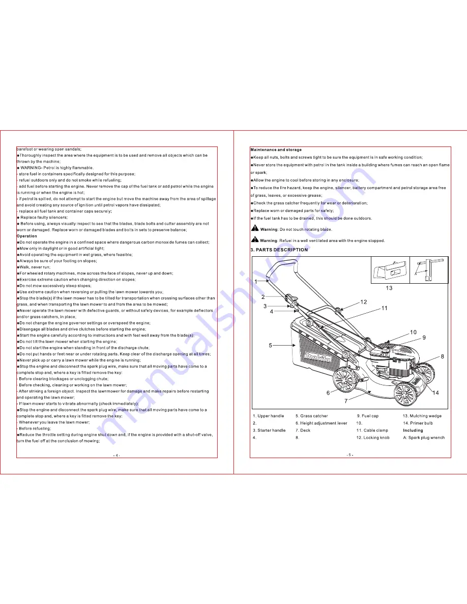 Makita PLM4615NP Original Instruction Download Page 3