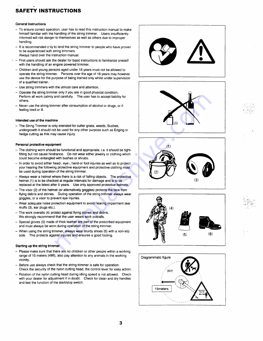 Makita RBC201 Instruction Manual Download Page 3