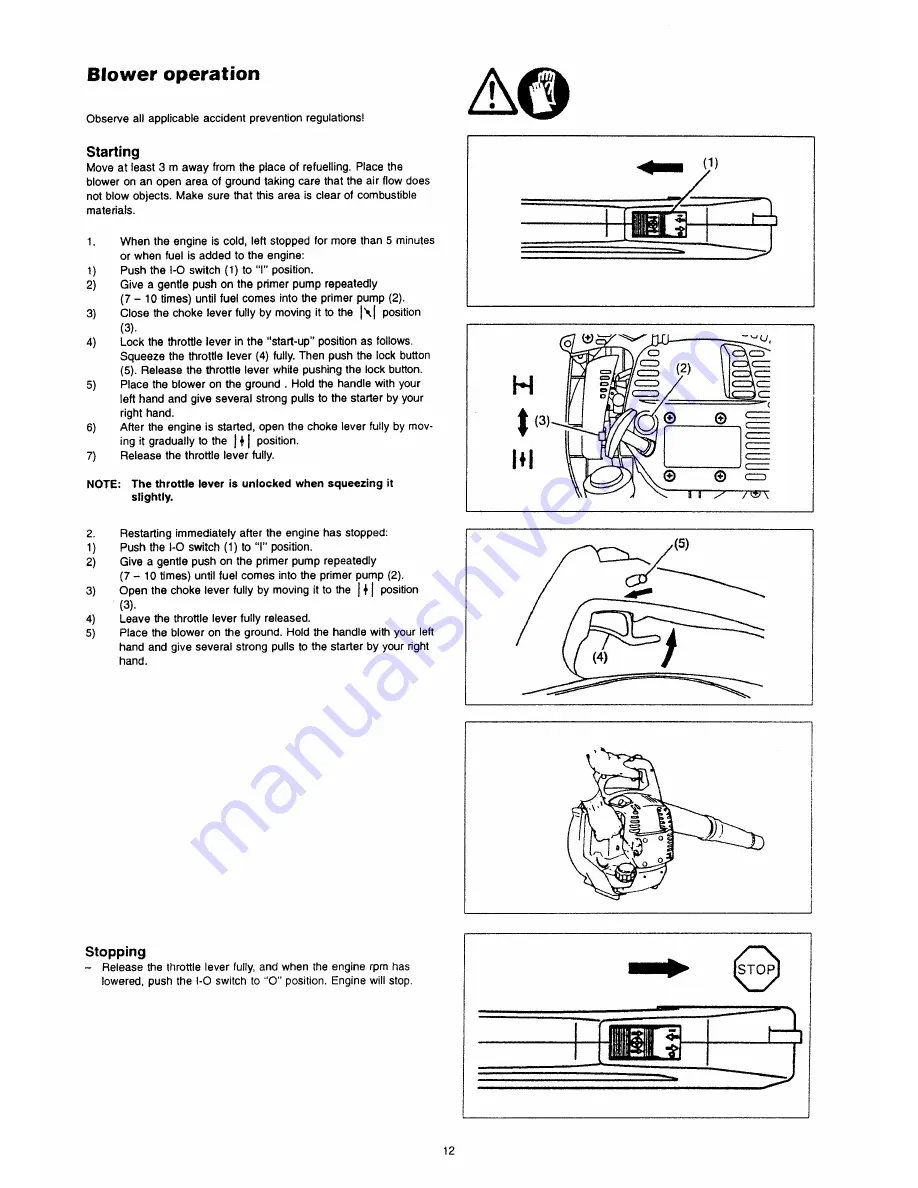 Makita RBL250 Installation Manual Download Page 12