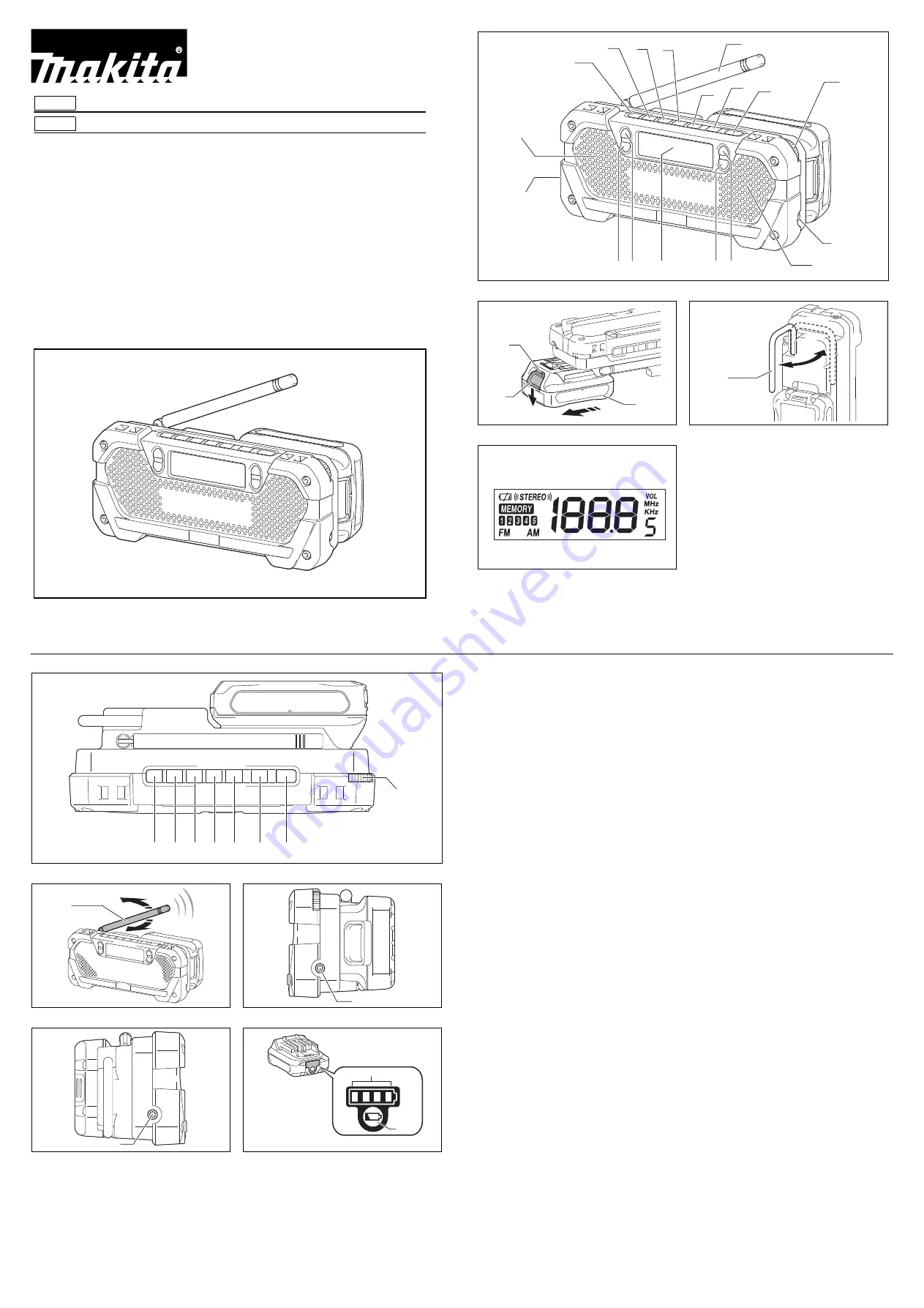 Makita RM02 Instruction Manual Download Page 1