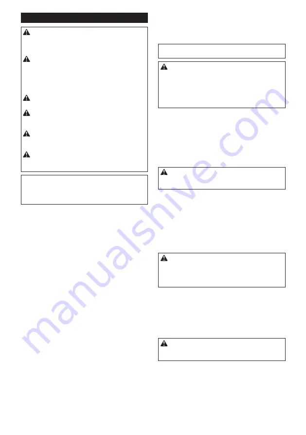 Makita UC014G Instruction Manual Download Page 62