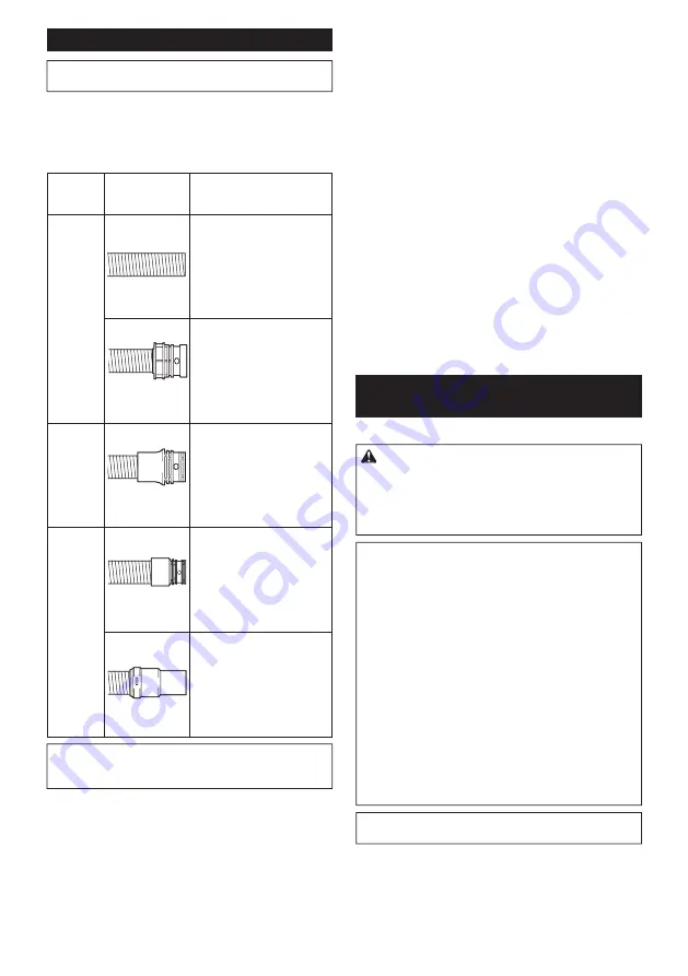 Makita VC008G Instruction Manual Download Page 122