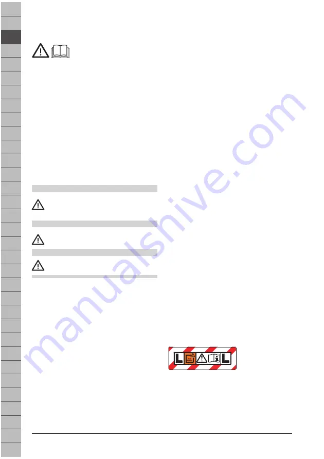 Makita VC2000L Original Operating Instructions Download Page 30