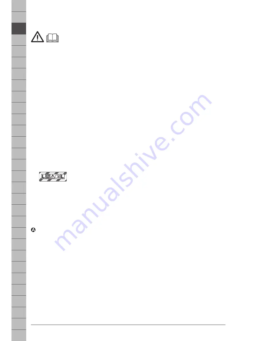 Makita VC3012L Operating Instructions Manual Download Page 20