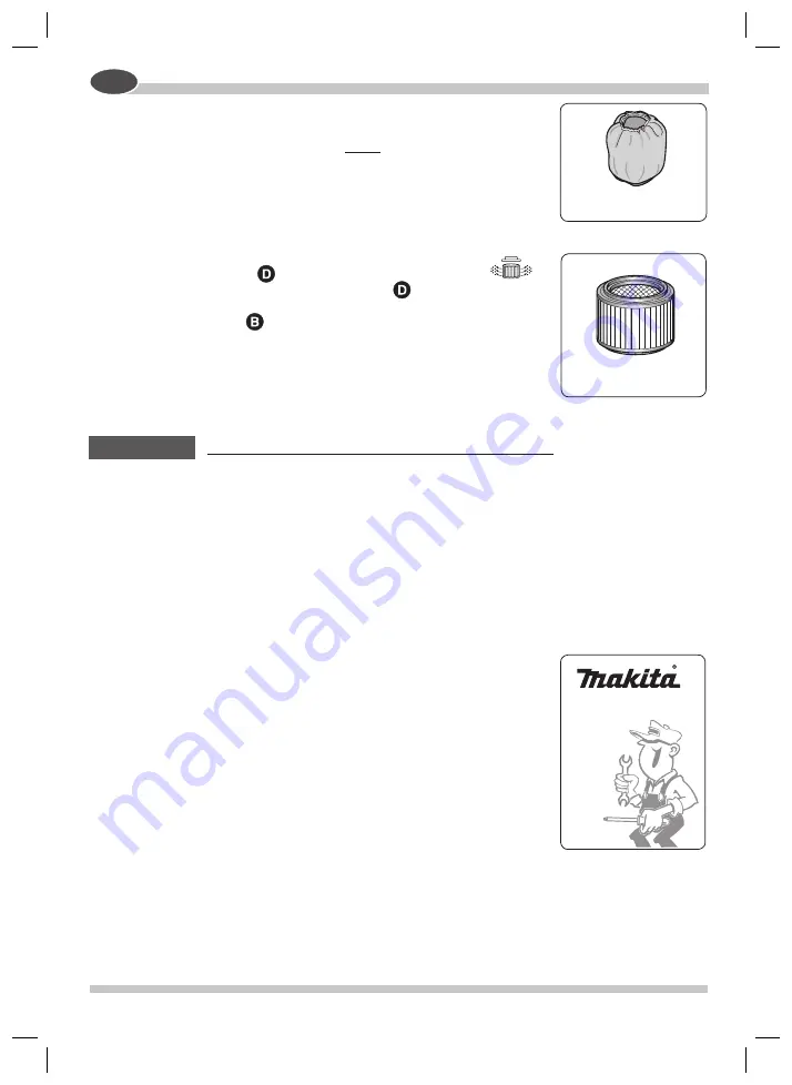 Makita VC3510 Instruction Manual Download Page 80