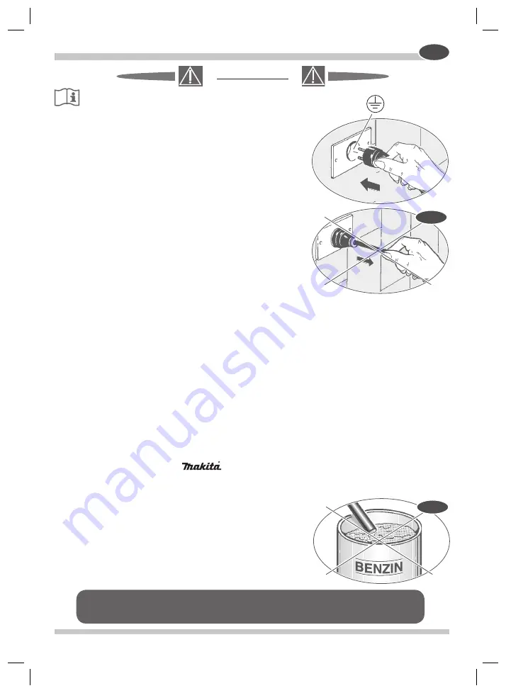 Makita VC3510 Instruction Manual Download Page 83