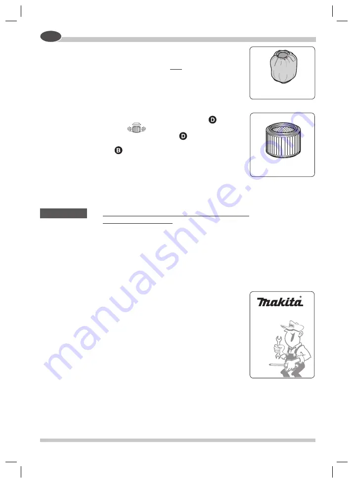 Makita VC3510 Скачать руководство пользователя страница 104