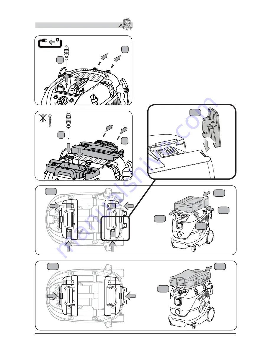 Makita VC4210M Скачать руководство пользователя страница 6