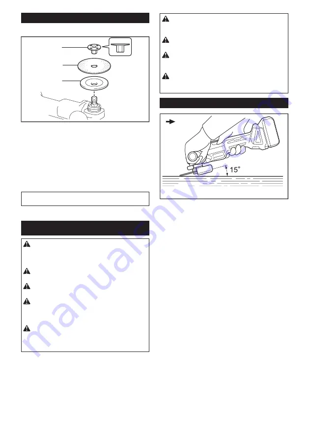 Makita XAG10 Instruction Manual Download Page 11