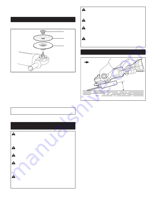 Makita XAG12 Instruction Manual Download Page 11