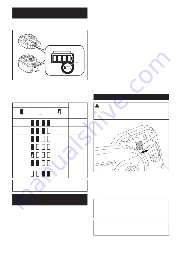 Makita XBU05 Instruction Manual Download Page 21