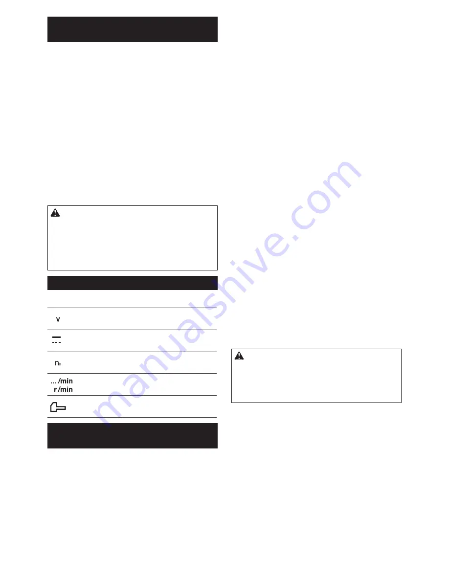 Makita XWT12 Instruction Manual Download Page 4