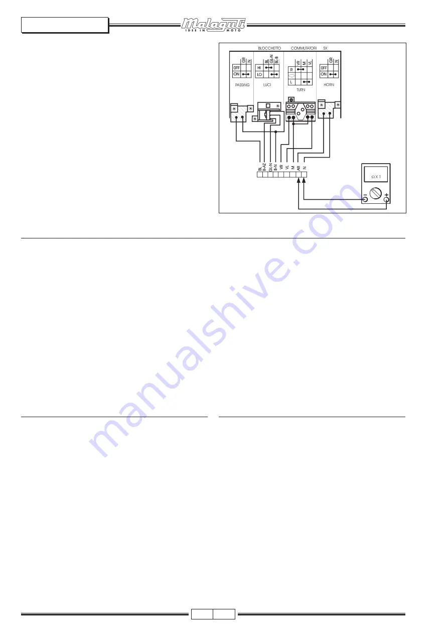 Malaguti MADISON 250 Troubleshooting Manual Download Page 59