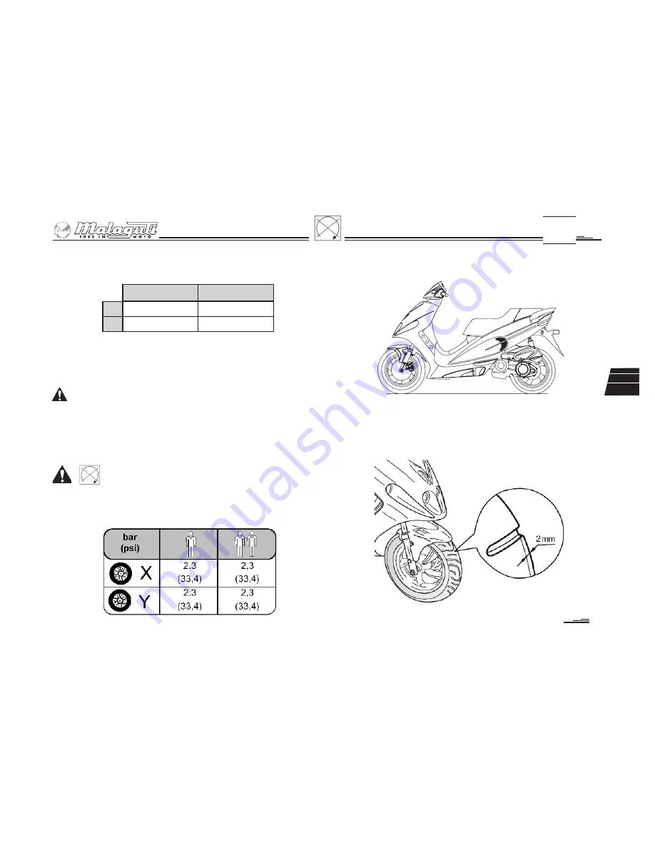 Malaguti PHANTOM MAX 125 Owner'S Manual Download Page 59