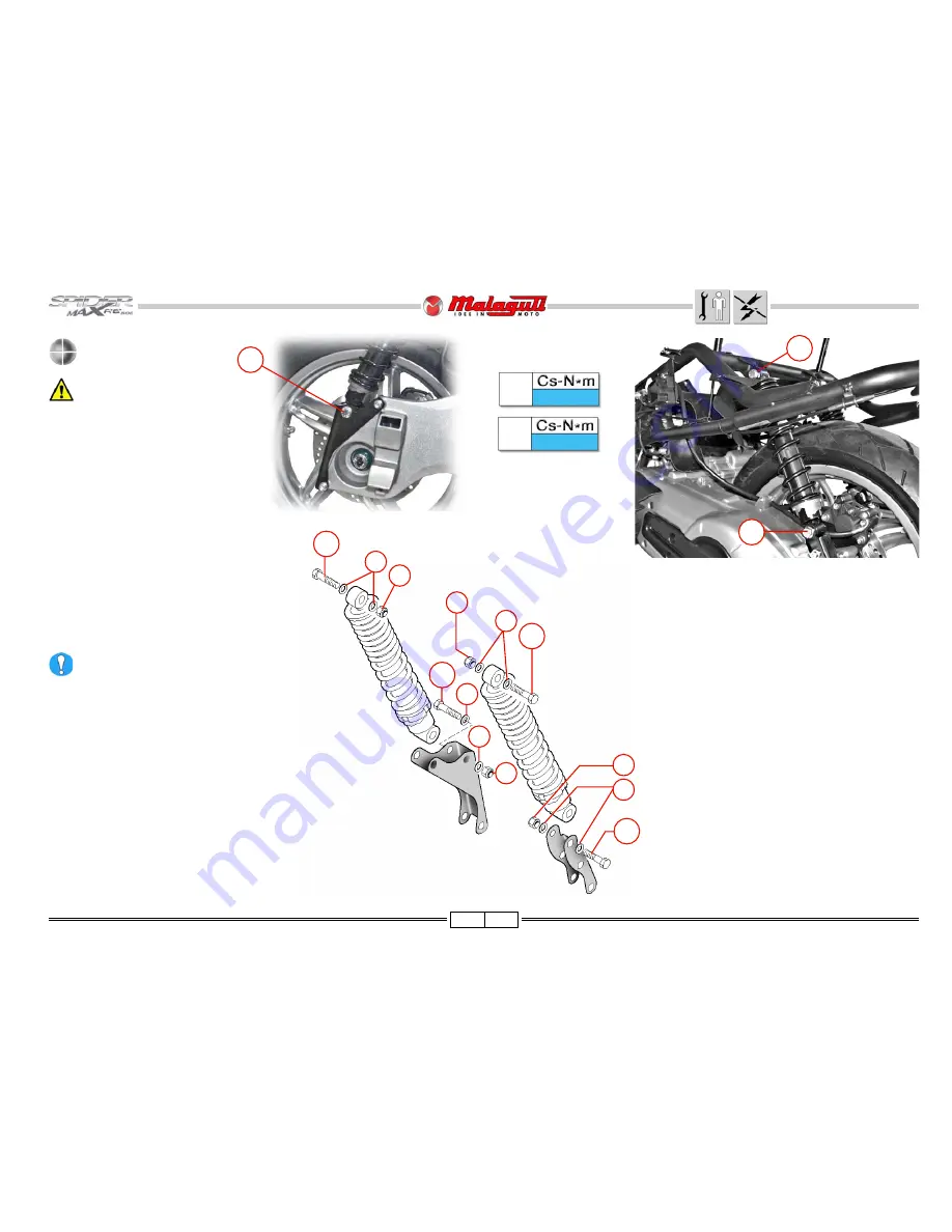 Malaguti SPIDER MAX RS 500 Service Manual Download Page 68