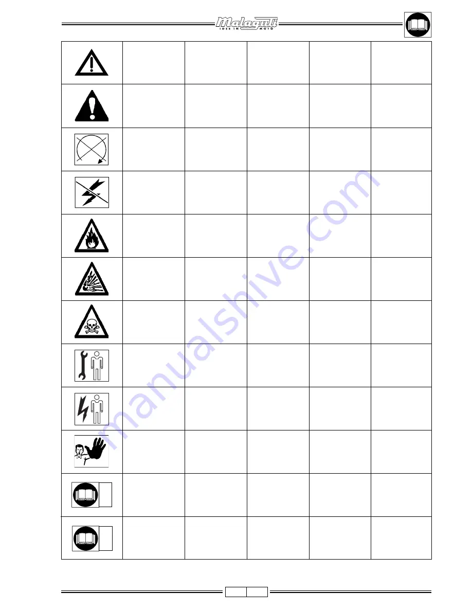 Malaguti Yesterday Service Manual Download Page 3