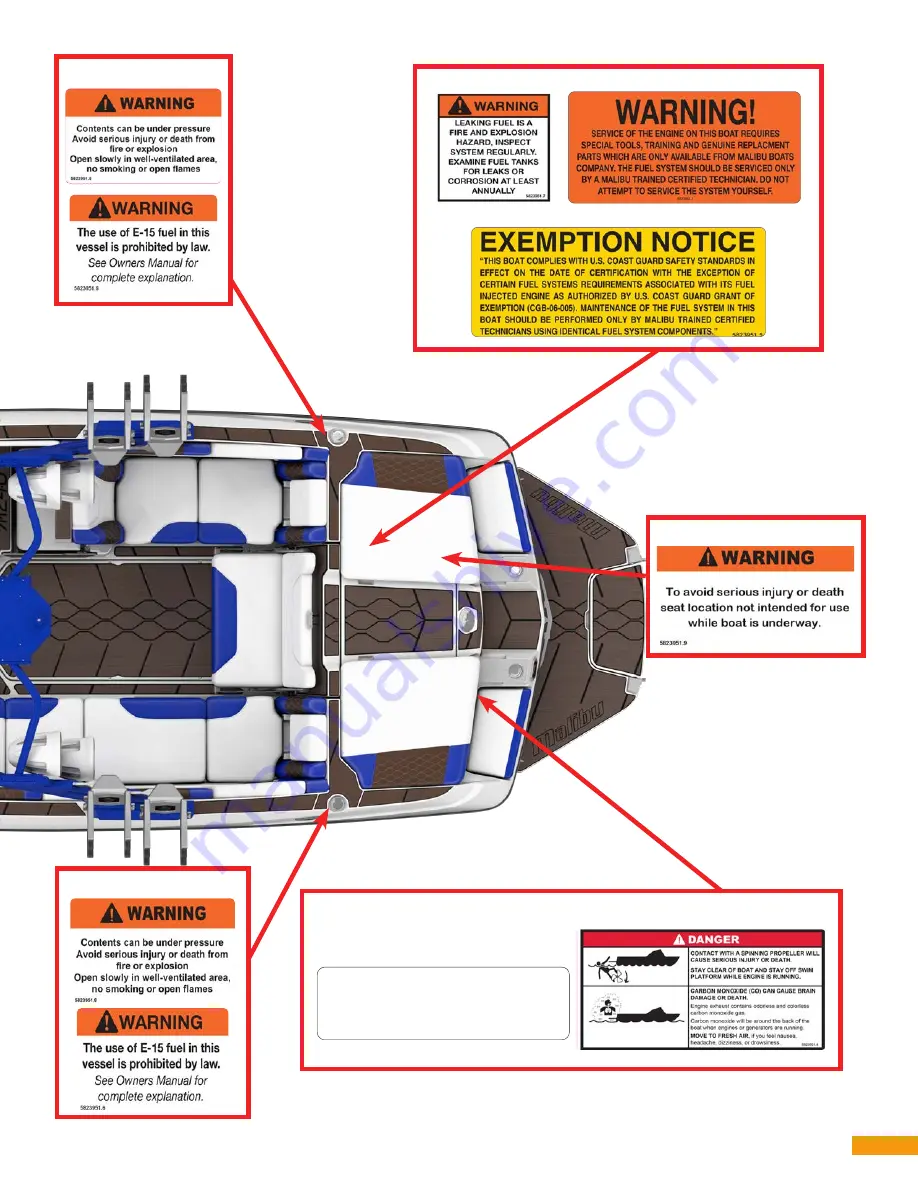 Malibu Boats M240 2021 Owner'S Manual Download Page 31