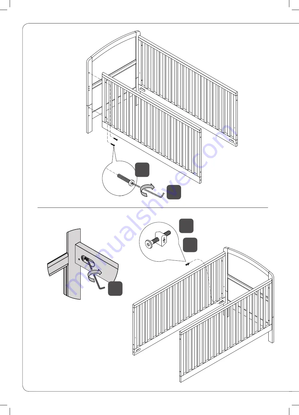 Mamas & Papas Dover Cot Bed Скачать руководство пользователя страница 7