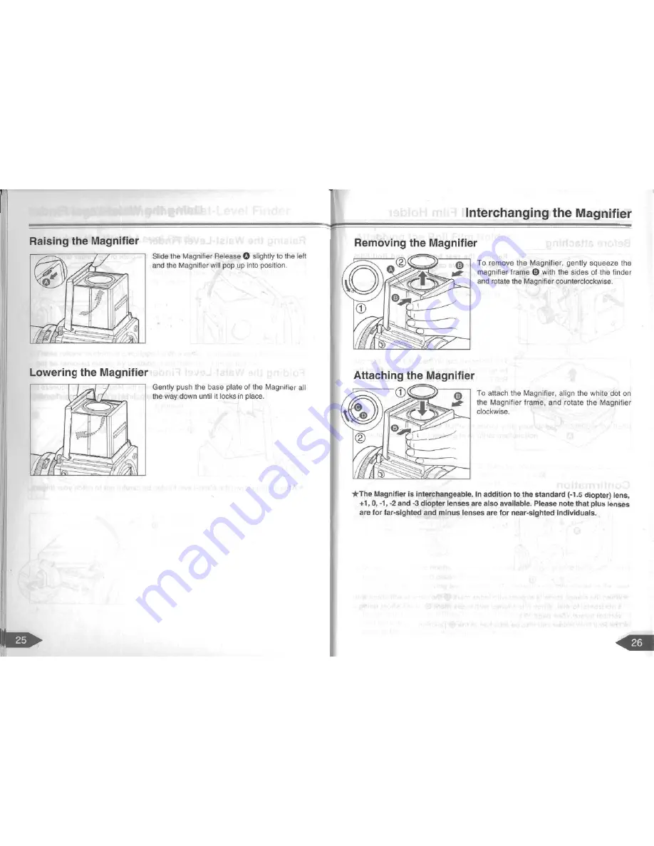 Mamiya RZ67 PROFESSIONAL II D Instructions Manual Download Page 14