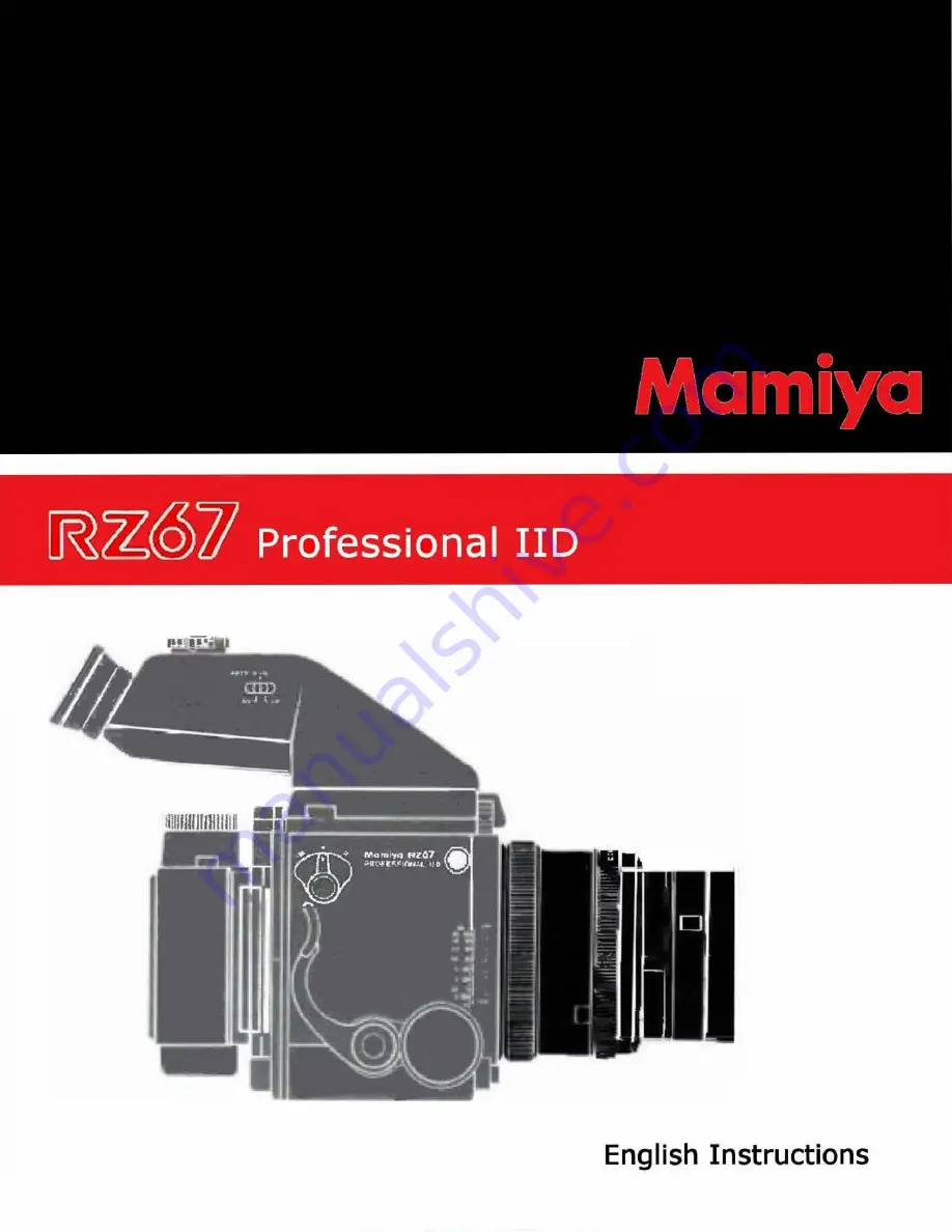 Mamiya RZ67 Скачать руководство пользователя страница 1