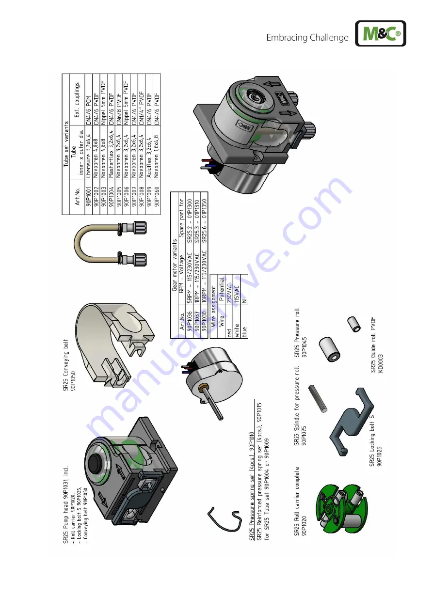 M&C 01P1110 Instruction Manual Download Page 23