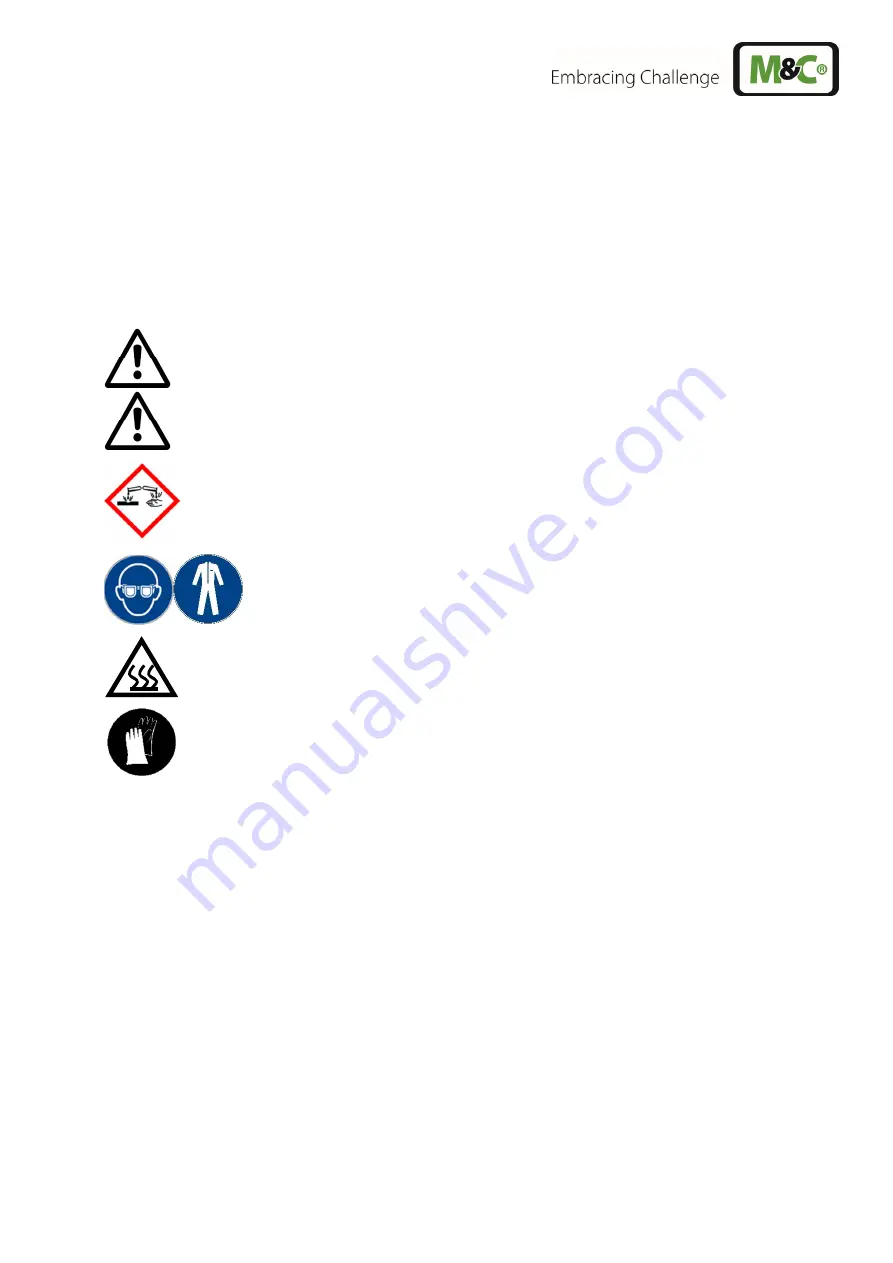 M&C SP Series Instruction Manual Download Page 39