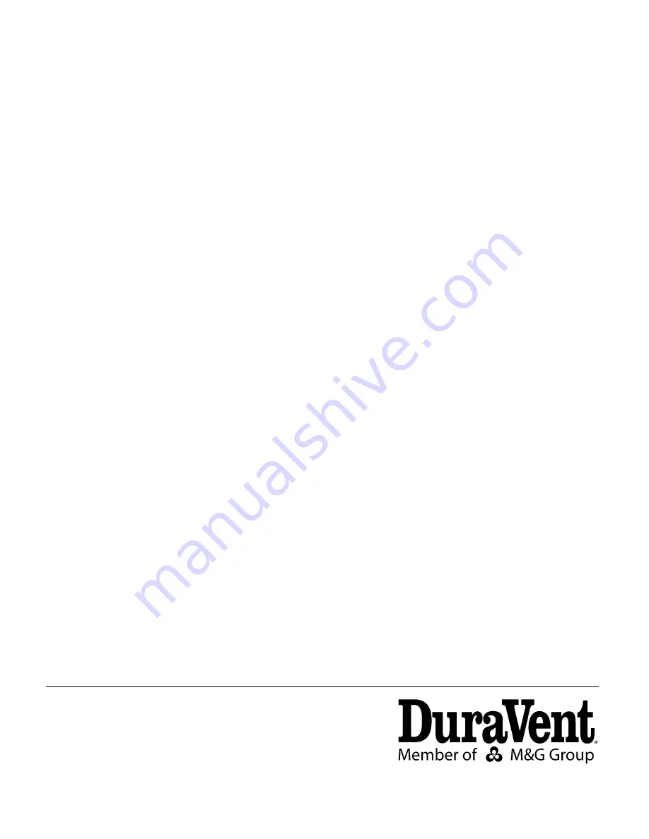 M&G Duravent Duratech Canada HT Installation And Operation Instruction Manual Download Page 16