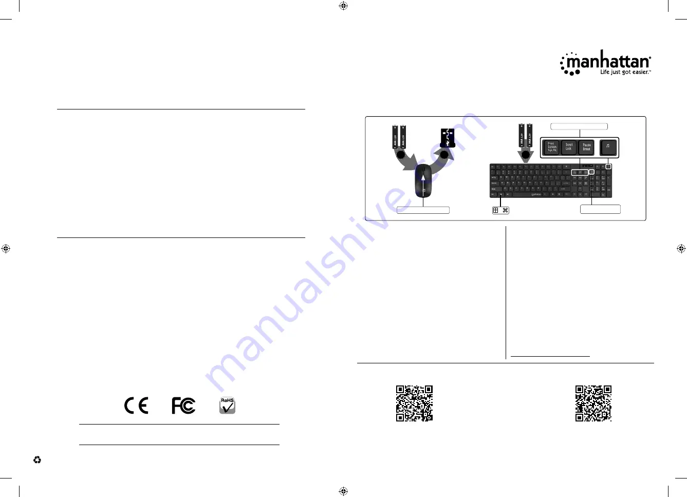 Manhattan 180627 Instructions Download Page 1