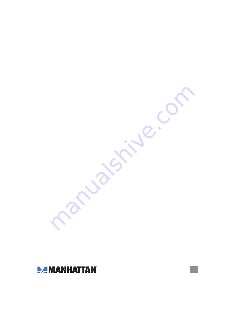 Manhattan 460668 User Manual Download Page 9