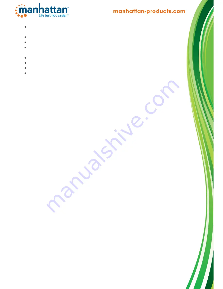 Manhattan 525602 Specifications Download Page 2