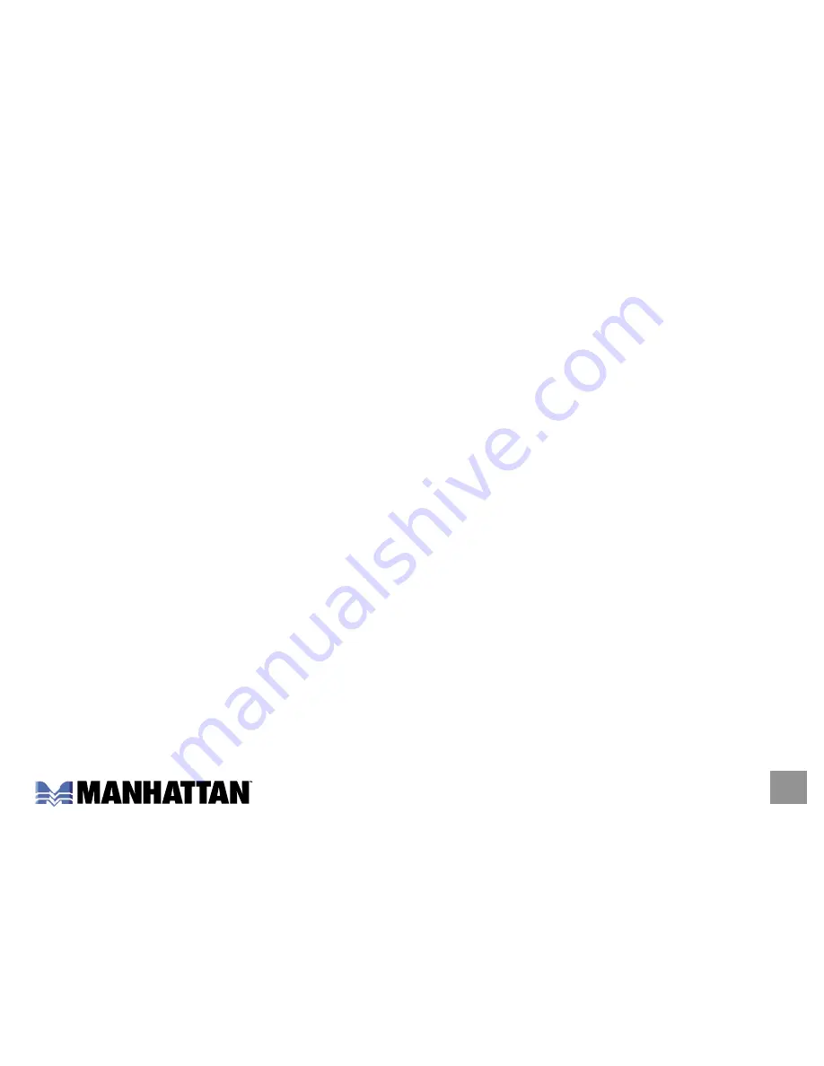 Manhattan 700344 User Manual Download Page 9