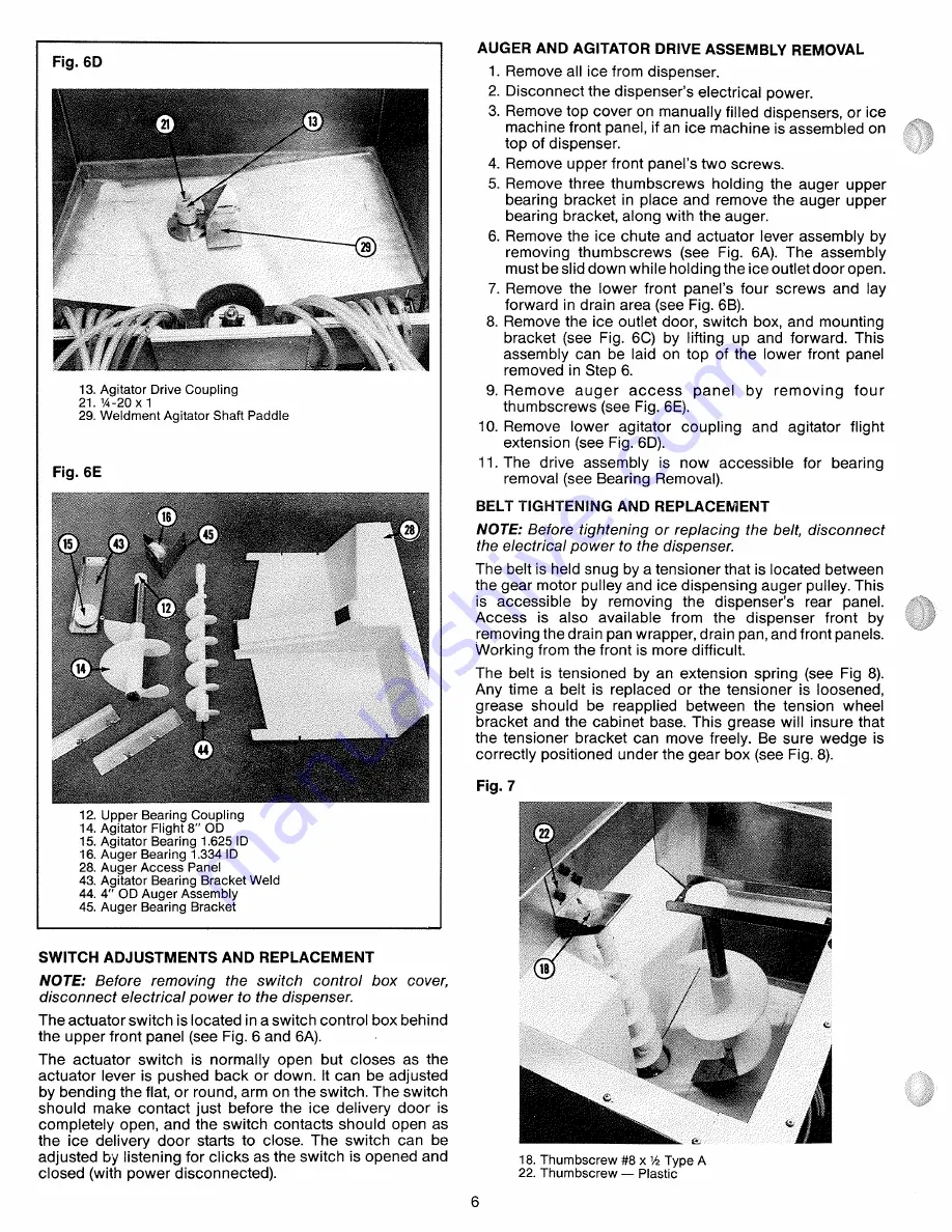 Manitowoc CSA-151 series Installation & Owner'S Manual Download Page 6