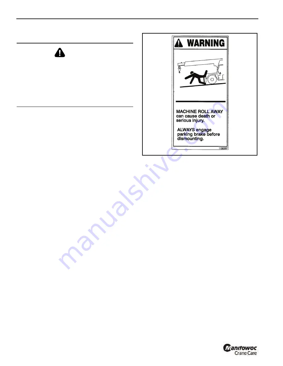 Manitowoc Grove 5540F Operator'S Manual Download Page 76