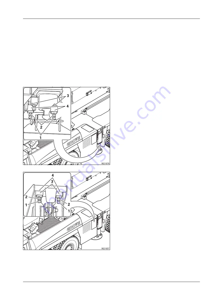 Manitowoc GROVE GMK 6400 Operating Manual Download Page 307