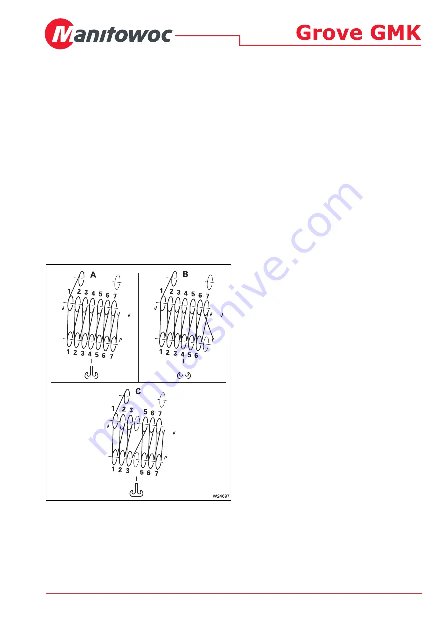 Manitowoc GROVE GMK 6400 Operating Manual Download Page 409