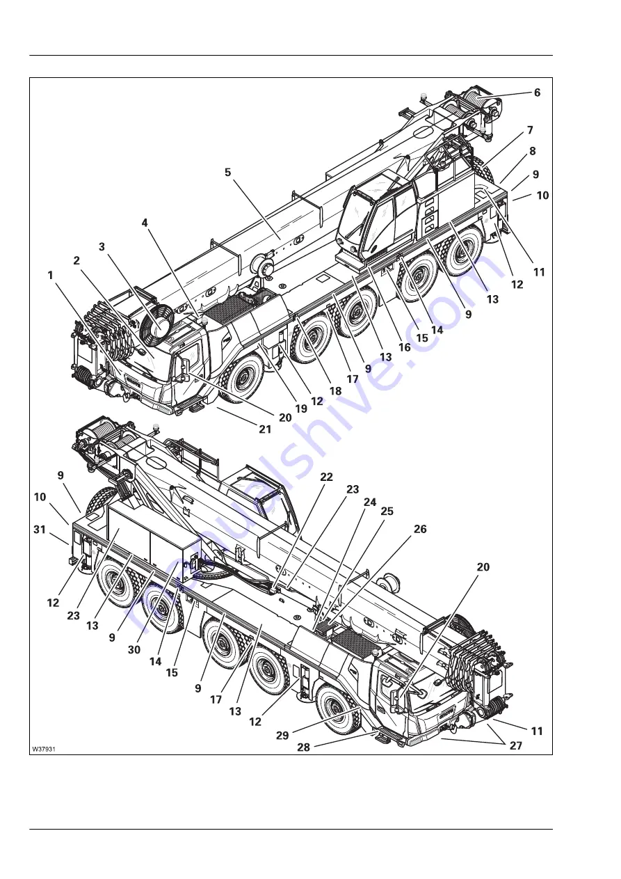 Manitowoc GROVE GMK5150L Operating Manual Download Page 100