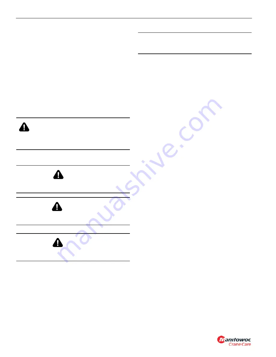 Manitowoc Grove GRT8120 Operator'S Manual Download Page 26