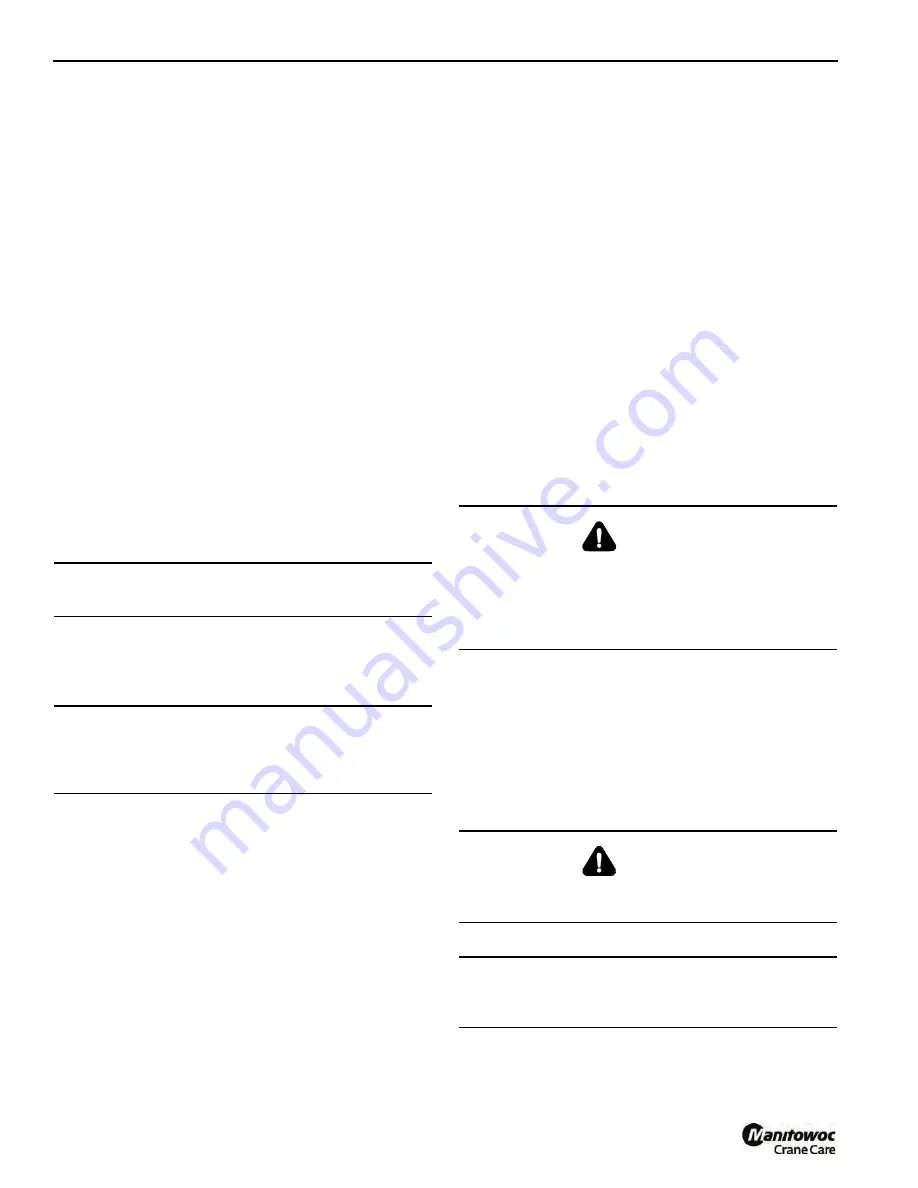 Manitowoc Grove TMS800E13 Operator'S Manual Download Page 106