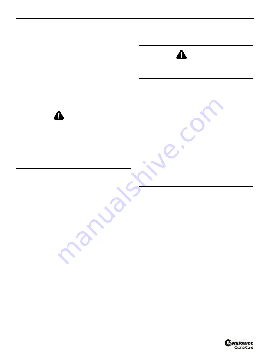 Manitowoc Grove TMS800E13 Operator'S Manual Download Page 110