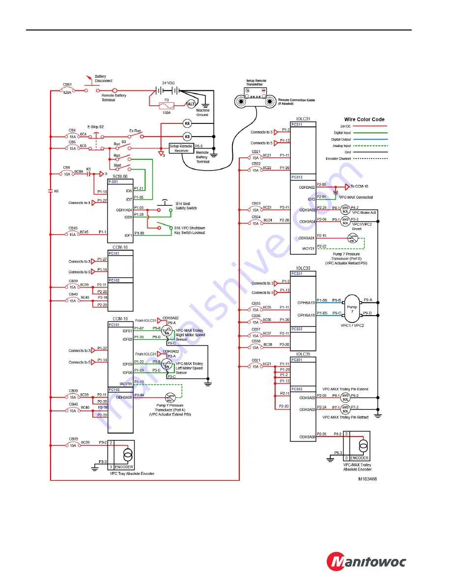 Manitowoc MLC650 Service Maintenance Manual Download Page 354