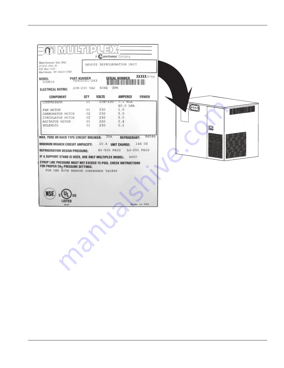 Manitowoc Multiplex 42 MR04 Installation, Operation And Maintenance Manual Download Page 7