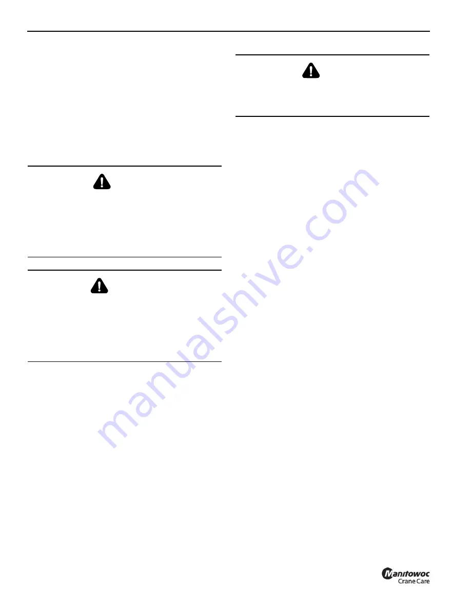 Manitowoc National Crane 600E-2 Скачать руководство пользователя страница 86