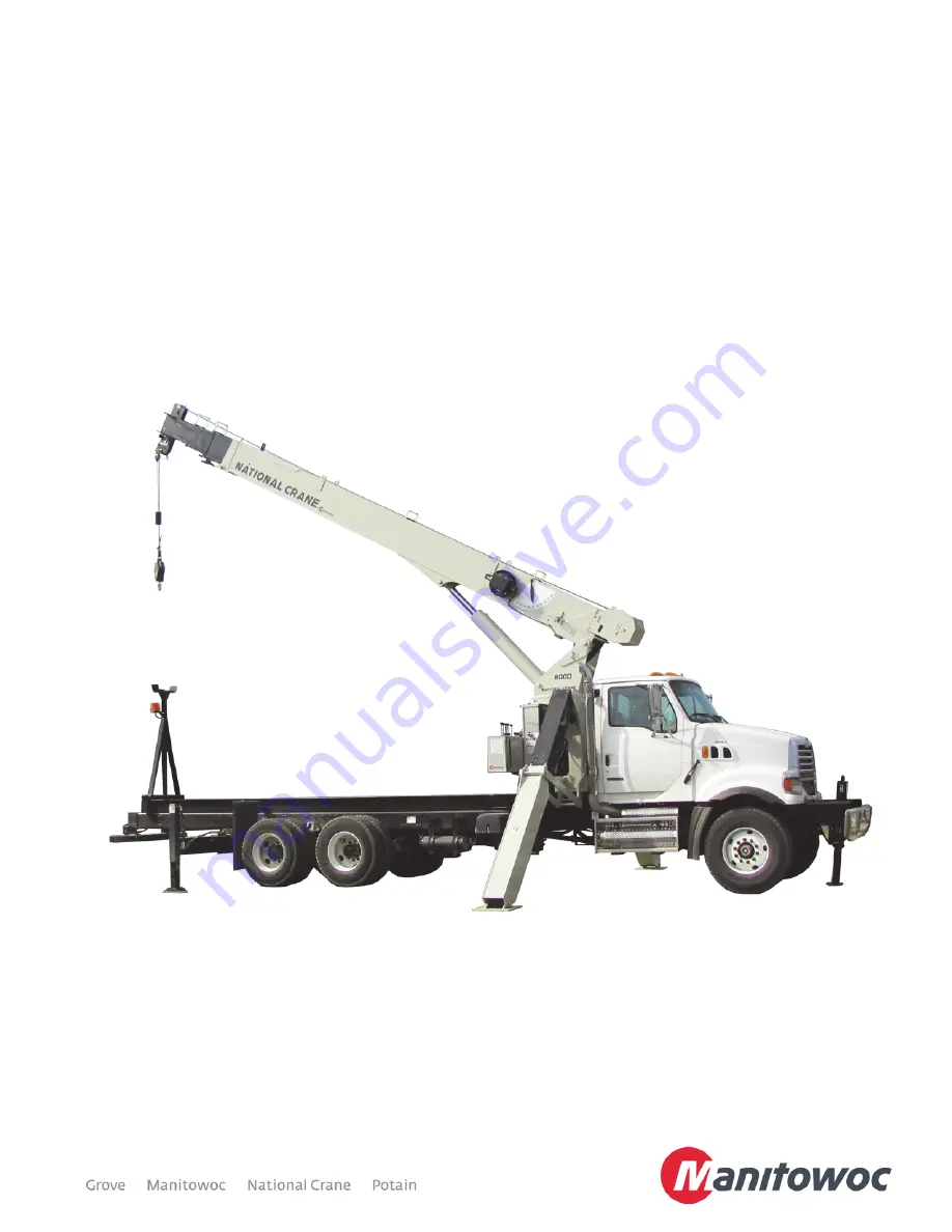 Manitowoc National Crane 800D Operator'S And Service Manual Download Page 1